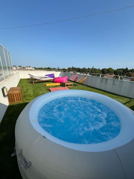 Luxueux 5 Pc, Jacuzzi, Rooftop, Terrasse, Clim มงต์เปอลิเยร์ ภายนอก รูปภาพ